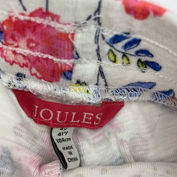 Joules- girls knit floral shorts - Picture 3 of 4